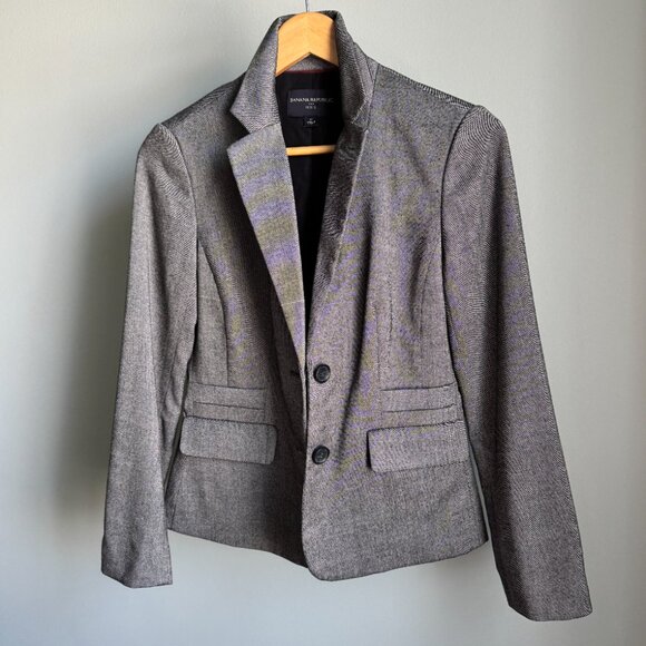 Charcoal Gray Classic Blazer Jacket 2P - Picture 16 of 16